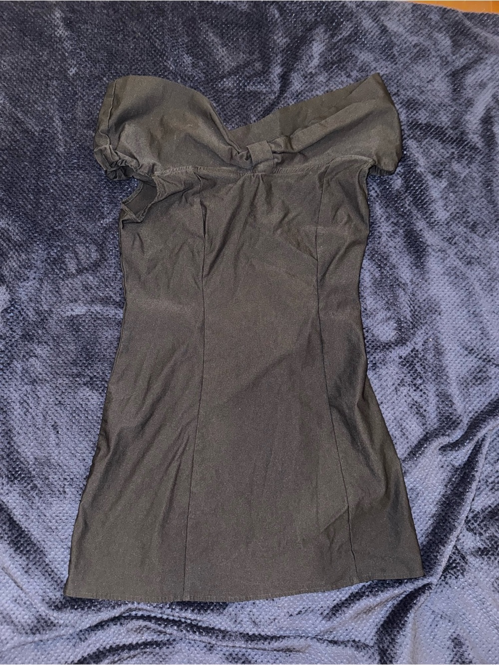 SHEIN Black One-Shoulder Mini Dress